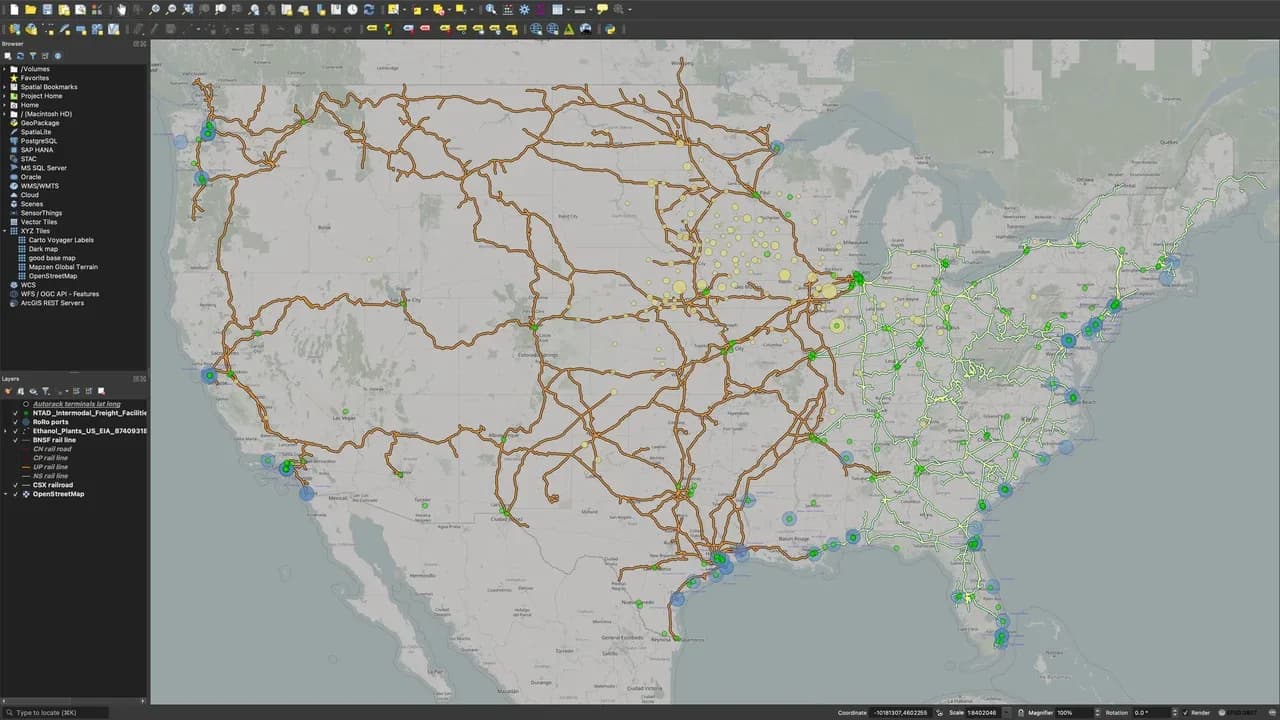 QGIS interface