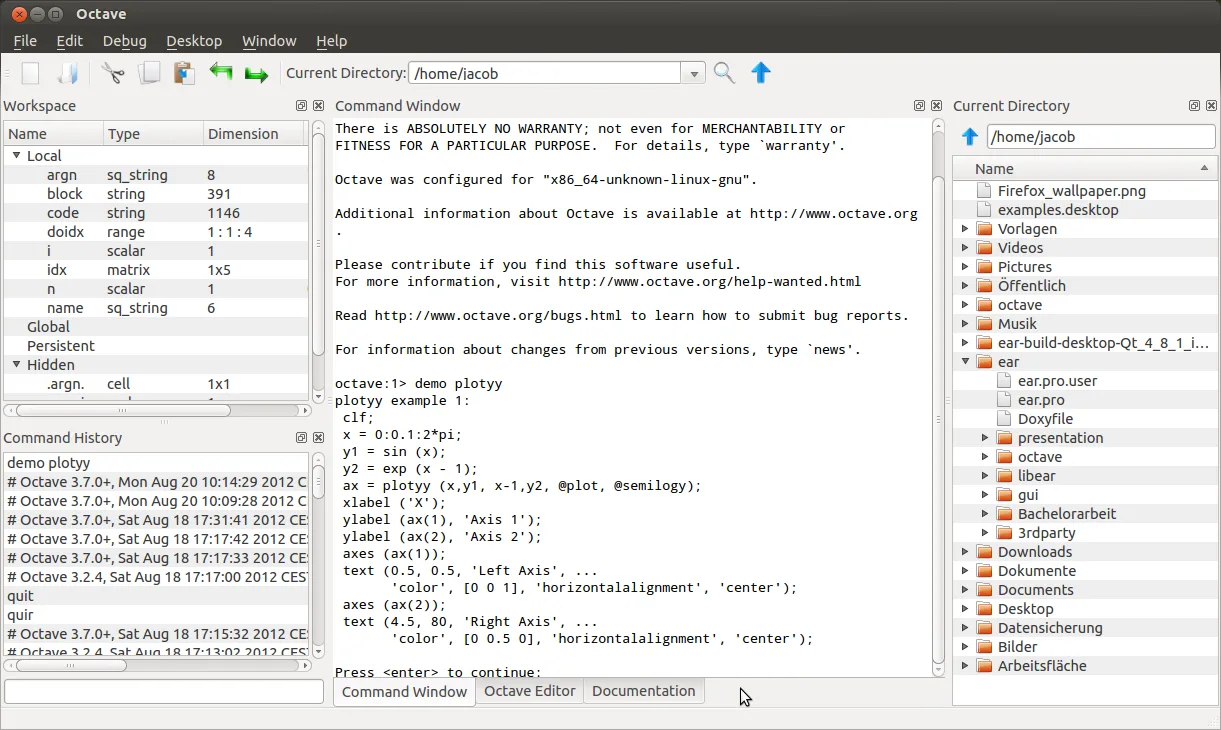GNU Octave interface