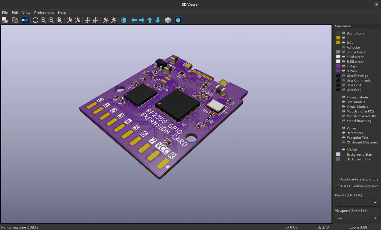 KiCad interface